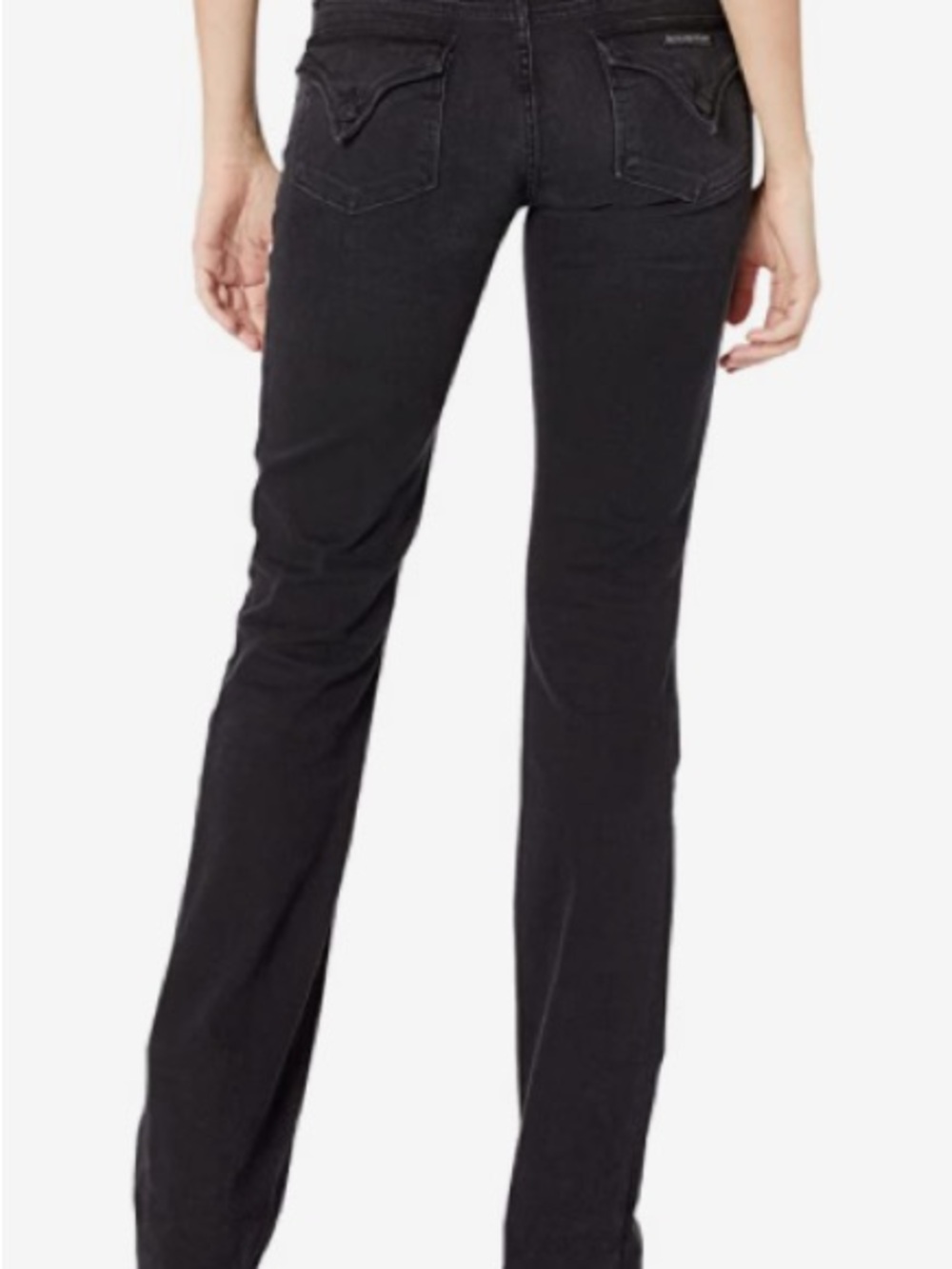 NWT Hudson Women's Double-Button Flap Pocket Jeans in Pitch Black (Size 10/30)